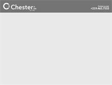 Tablet Screenshot of chesterinc.com